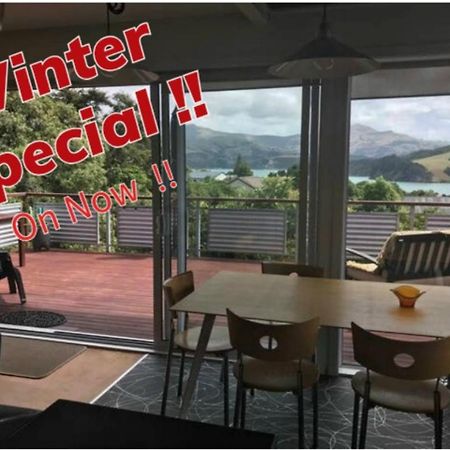 Akaroa Sunshine Views And Spa Pool !!! Extérieur photo